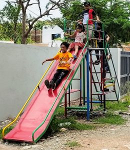 Sai Public School play slide